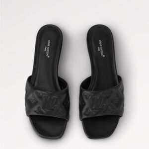 Louis Vuittion Revival Flat Mule Sandals